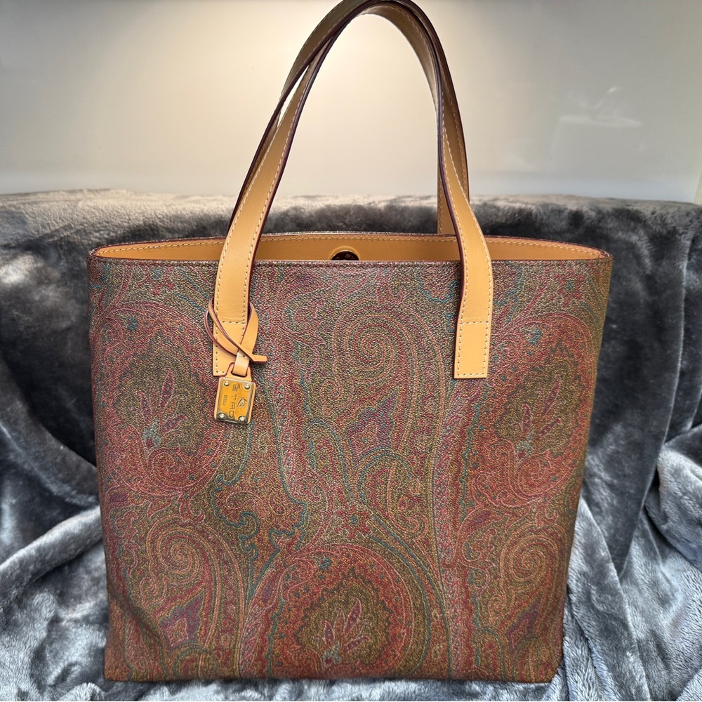 Etro Milano Paisley Tote PRISTINE